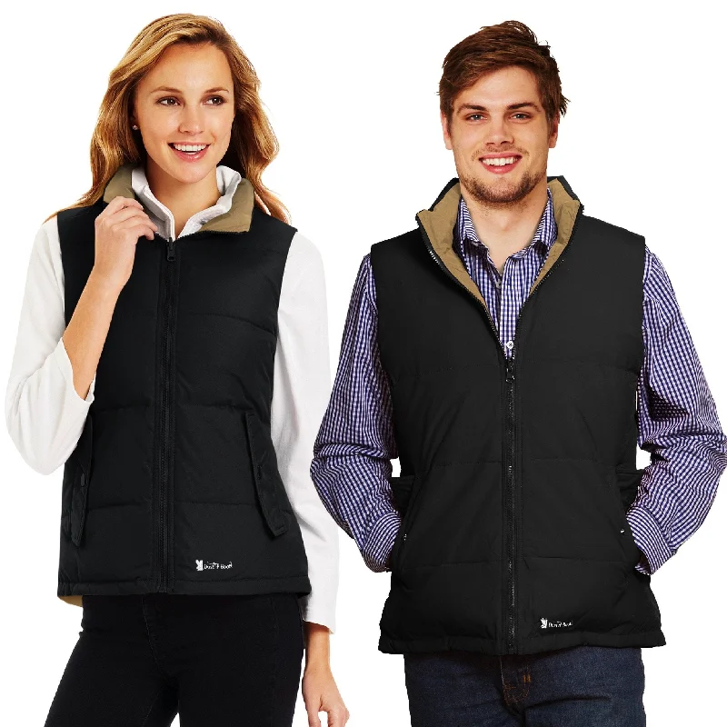 Value Deals Unisex Black/Beige Reversible Vest