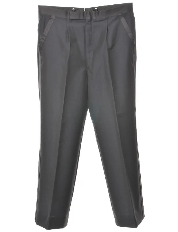 Instant Discount Black Classic Trousers - W32 L28