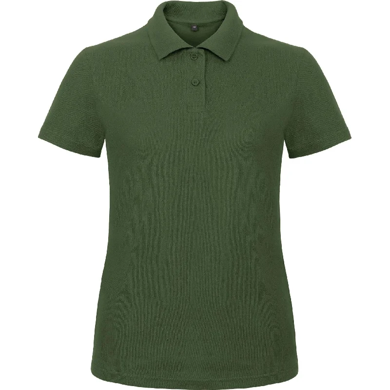 Closeout B&C Collection Id.001 Polo Women - Bottle Green