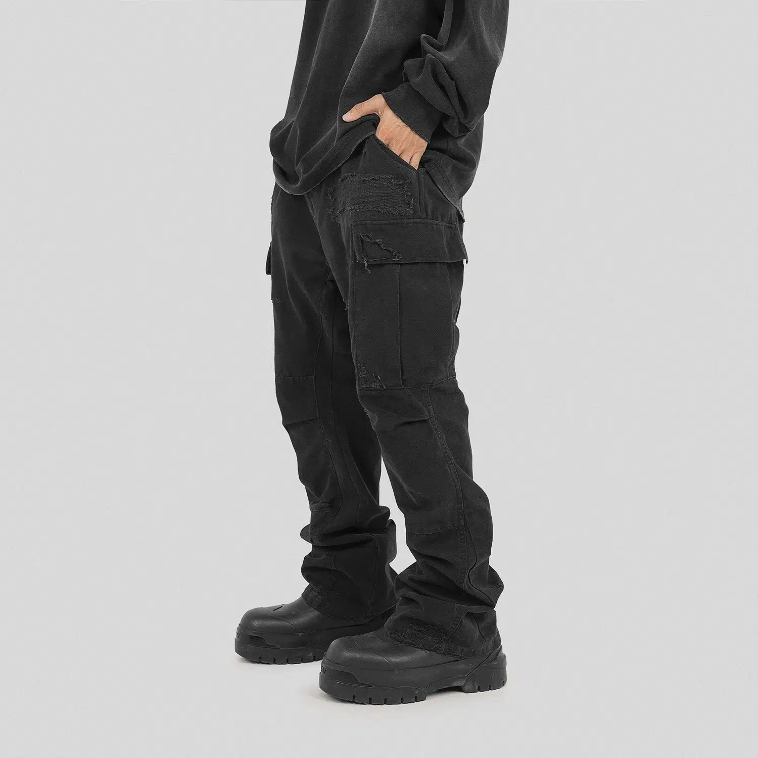 Online Only Bootcut Regular Cargo Jeans