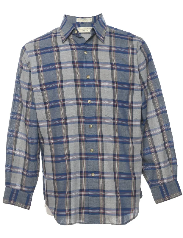 Can't Beat Arrow Checked Shirt - M