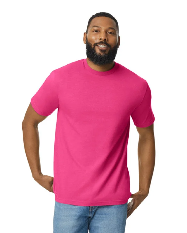 Factory Direct Sale Gildan Unisex Softstyle Midweight T-Shirt | Heliconia