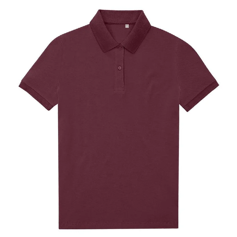 Low Prices B&C Collection My Eco Polo 65/35 Women - Burgundy