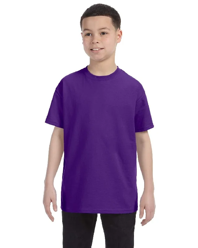 Today’s Deal Hanes Youth Authentic-T T-Shirt | Purple