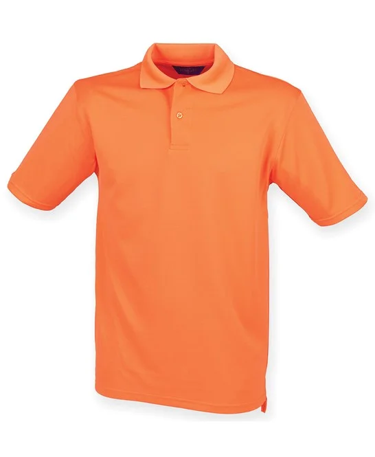 Reduced Prices Henbury Coolplus® Polo Shirt - Bright Orange