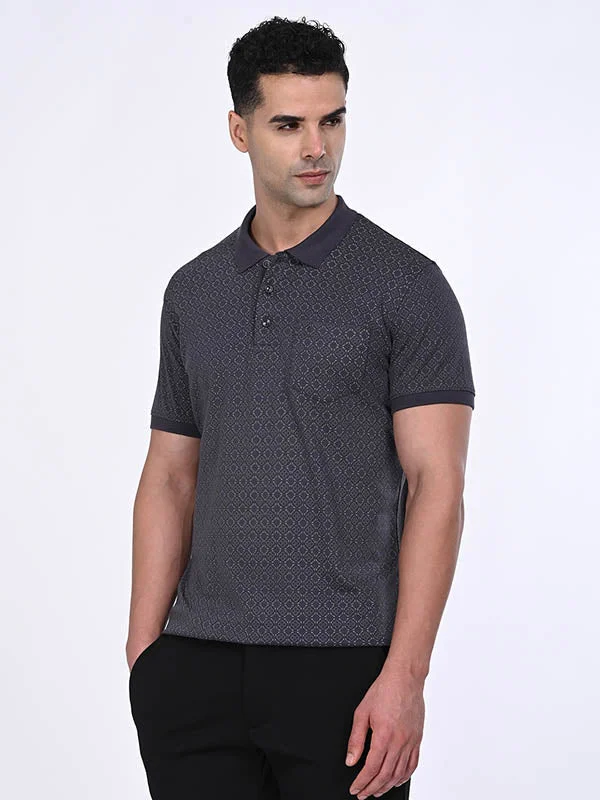 Weekend Offers That Dazzle Men Printed Polo T-Shirt