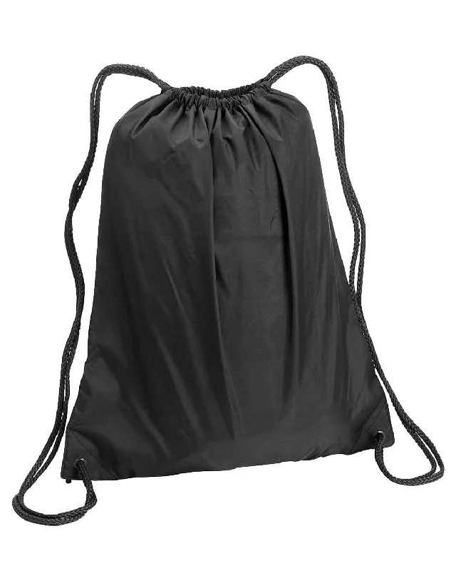 Weekend Bargains Just for You Liberty Bags Large Drawstring Backpack | Black