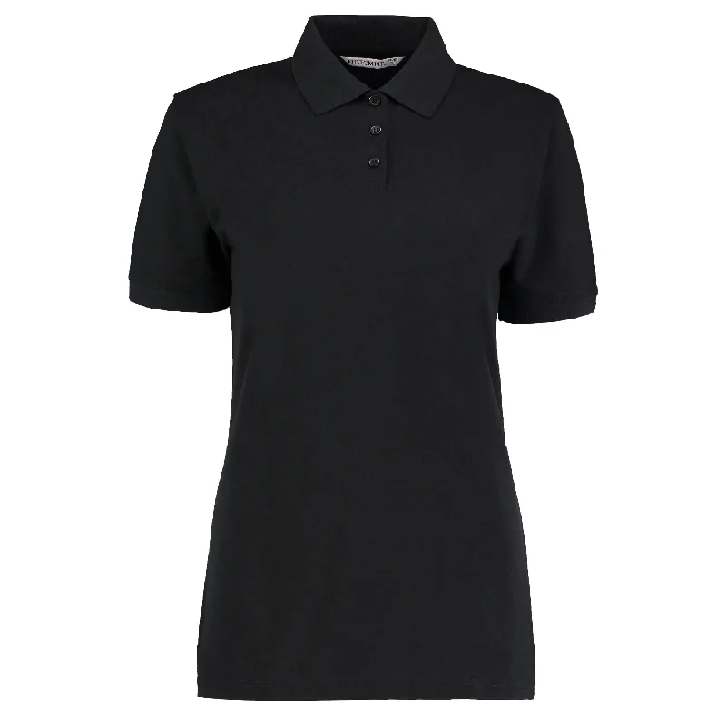Value Deals Kustom Kit Klassic Polo Women's With Superwash® 60°C (Classic Fit) - Black