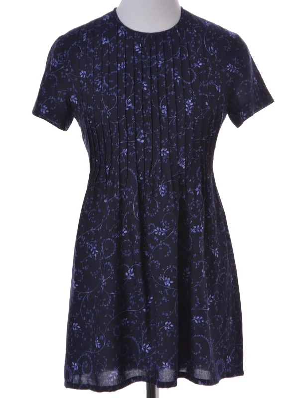 Best Choice Beyond Retro Label Short Dress Navy With Back Tie