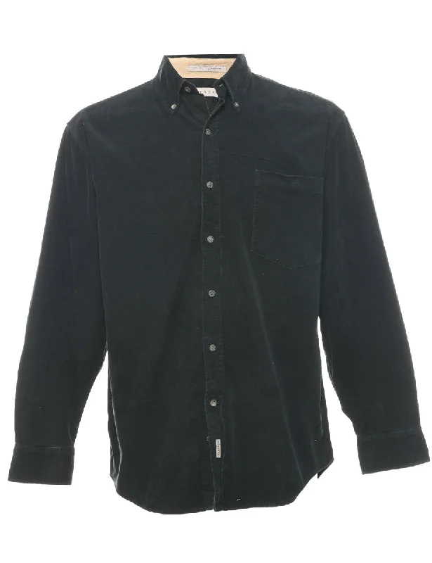 Special Price Black Corduroy Shirt - S