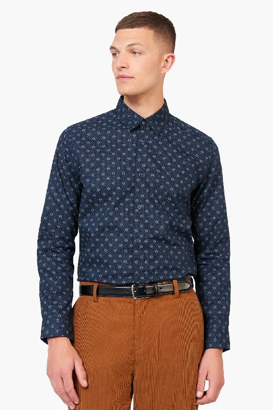 Ben Sherman | Geo Print L/S Casual Shirt