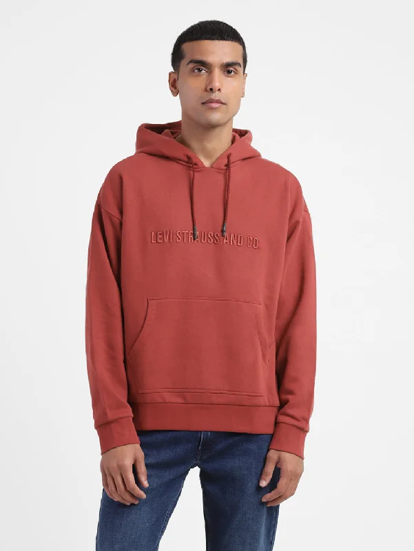 Extra Savings Men's Solid Hooded Sweatshirt