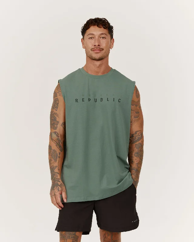 Weekend Deals That Dazzle CLASSIC TONAL TANK V2 - TARRAGON