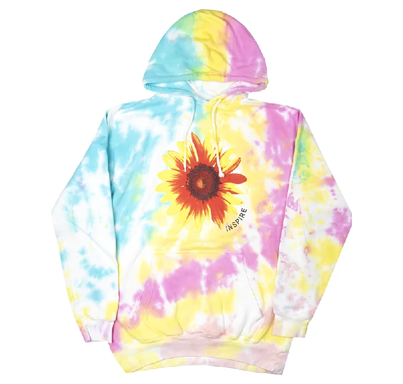 Deal Mania INSPIRE TIE DYE HOODIE MULTI - FNT1310XHX