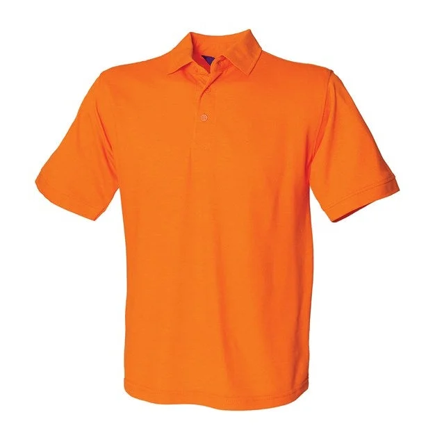 TIME-Limited Offer Henbury 65/35 Classic Piqué Polo Shirt - Orange