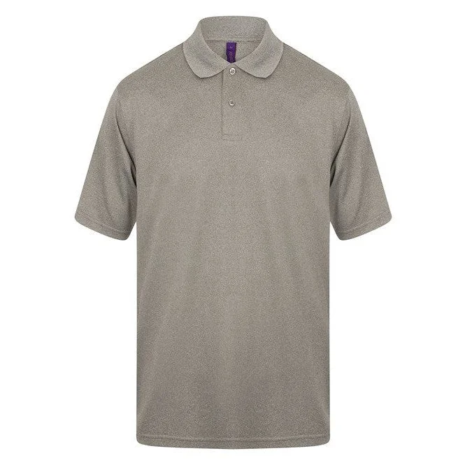 Fantastic Offers Henbury Coolplus® Polo Shirt - Heather Grey