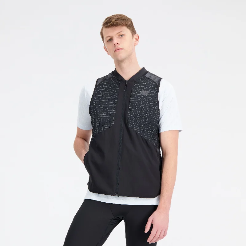 Savings Soar This Weekend New Balance Men's Impact Run Luminous Packable Vest