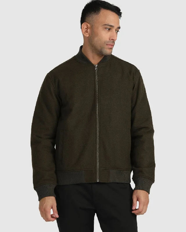 Can't Be Beat Troy Bomber - Dark Olive