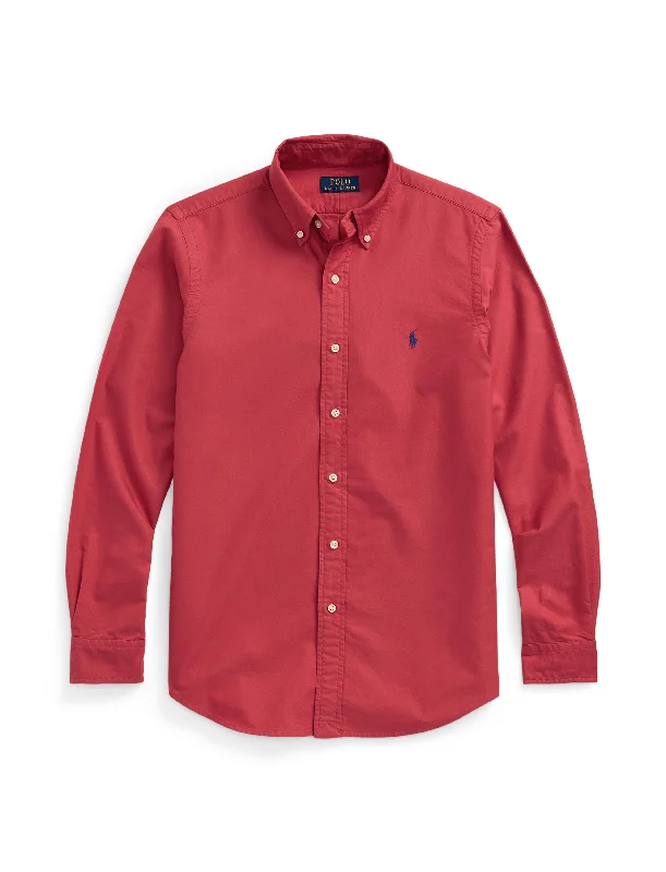 Cash Savings Polo Ralph Lauren Oxford Shirt Sunrise Red