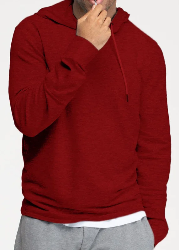 Massive Deal High & Mighty Lightweight SWET-Hoodie | Claret