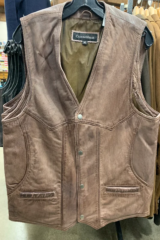 Year-End Sale Leather Vest