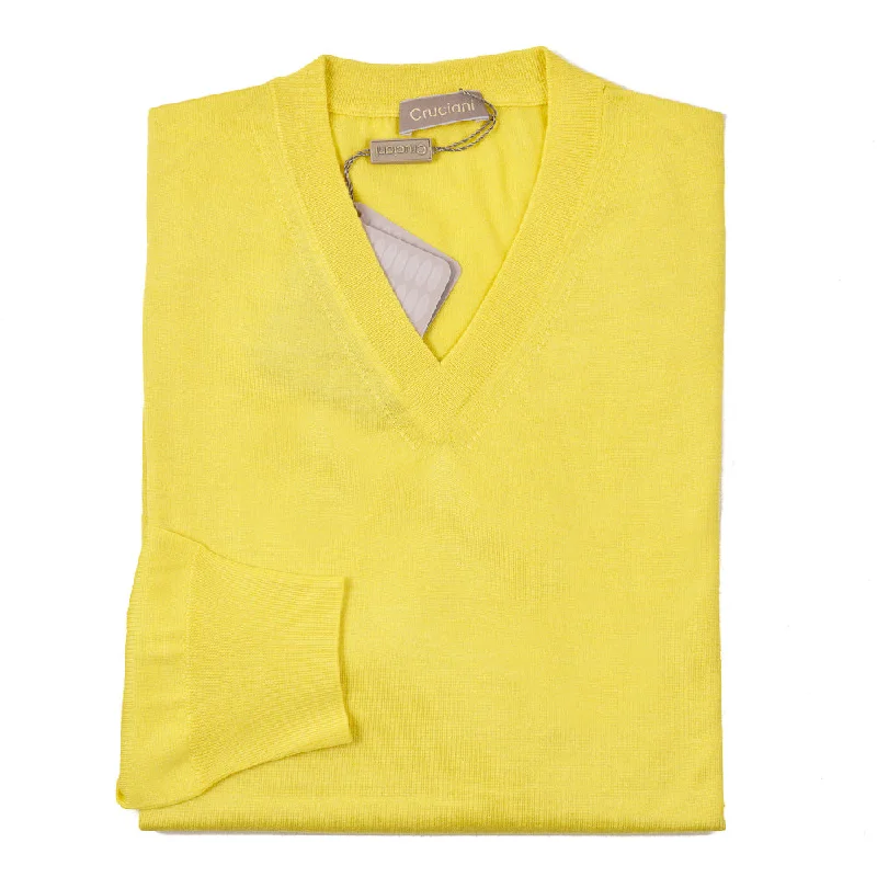 Early Bird Discount Cruciani Lightweight Cashmere and Silk Sweater