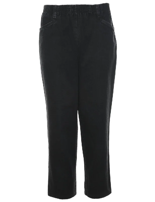 Weekend Savings Sensation Black Denim Trousers - W24 L26
