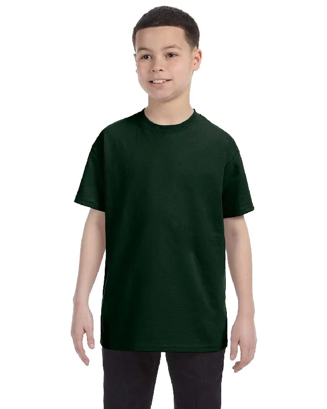 Jerzees Youth Heavyweight 50/50 T-Shirt | Forest Green