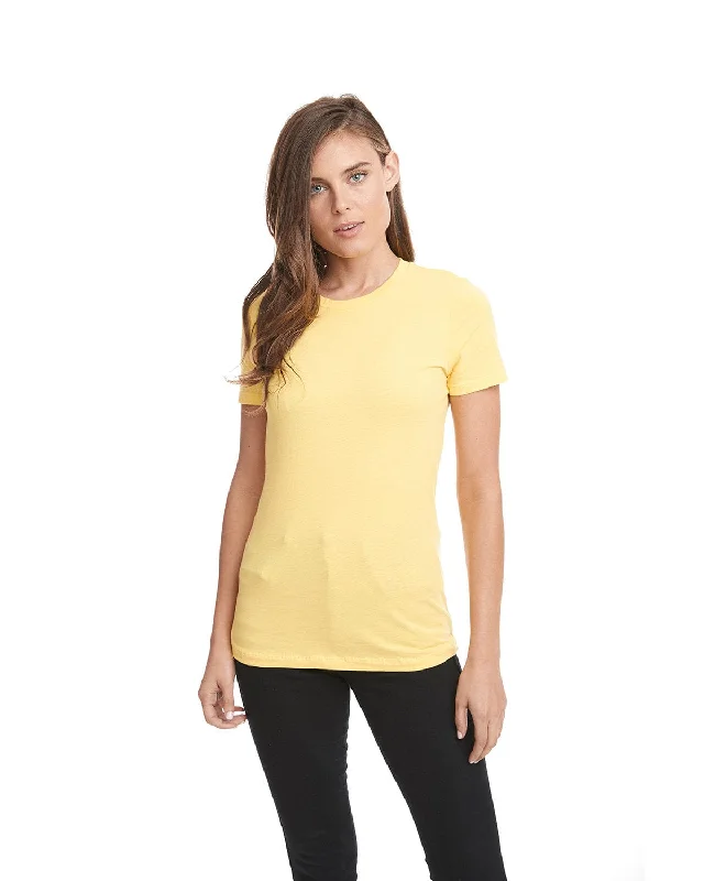 Quick Sale Next Level Ladies Boyfriend Tee | Vibrant Yellow