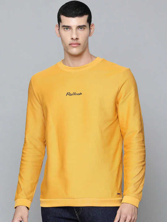 Big Discounts Men's Solid Crew Neck Sweatshirt
