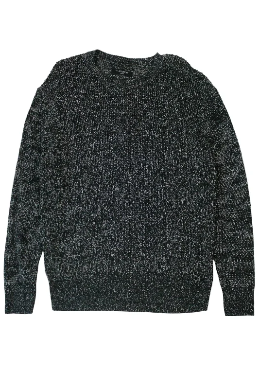 Exclusive Preview All Saints - Cotton Marle Crewneck Jumper