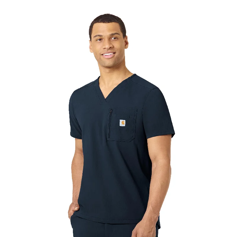 Carhartt Rugged Flex Peak Men's Tuck-In Scrub Top - Navy