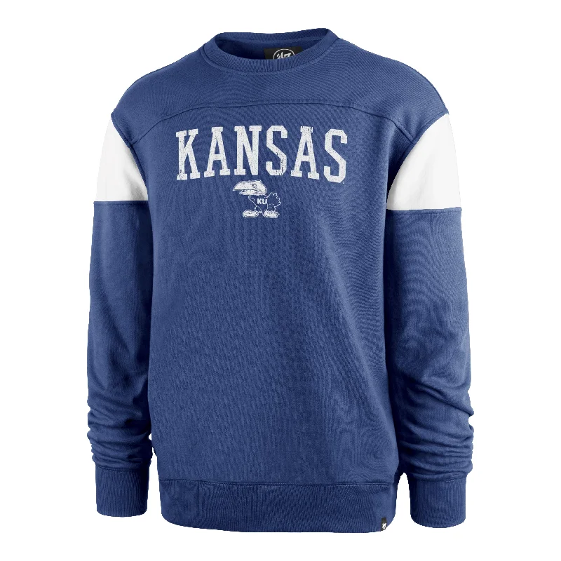 Weekend Savings Extravaganza KANSAS JAYHAWKS VINTAGE GROUNDBREAK '47 ONSET CREW