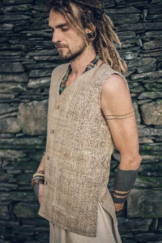 Handwoven Wild Nettle Vest