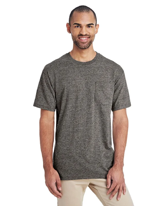 Stock Clearance Gildan Hammer T-Shirt with Pocket | Graphite Heather
