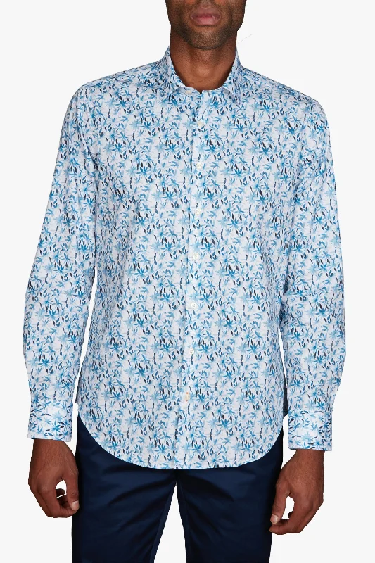 Simon Carter | Chamomile Floral Print Casual Shirt