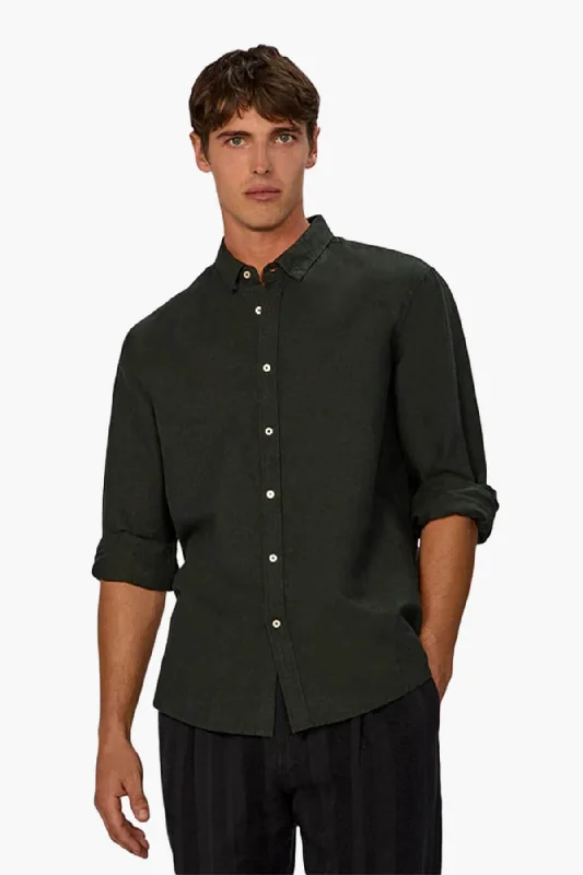 Super Savings Industrie | The Tennyson L/S Linen Shirt