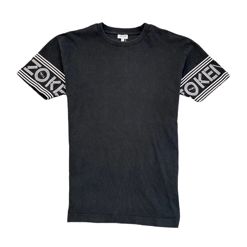 Weekend Deals to Brighten Your Day Men's Arm Logo T-Shirt Black Size XS