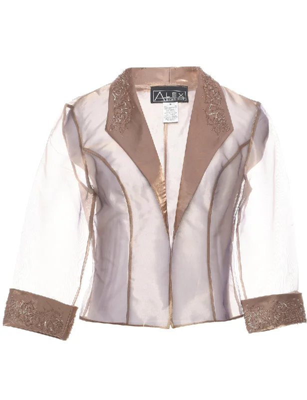 Massive Deals Beaded Evening Jacket - M