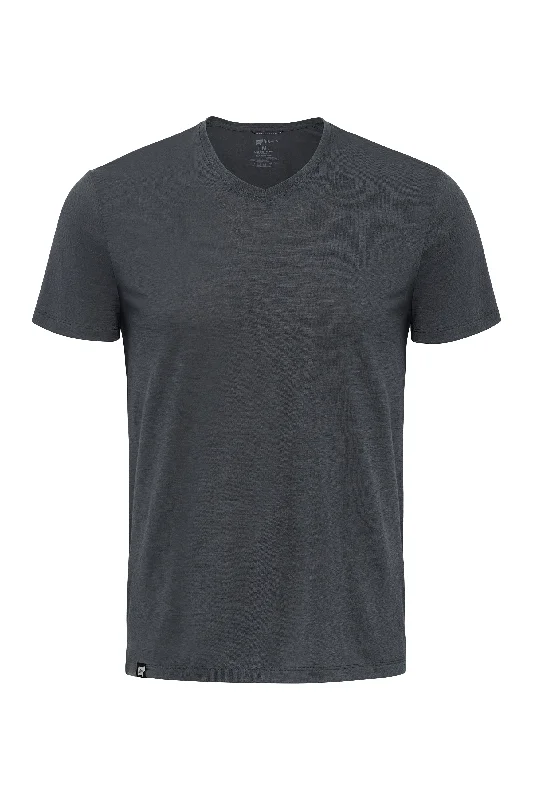 Men's 100% Merino V-Neck Short Sleeve