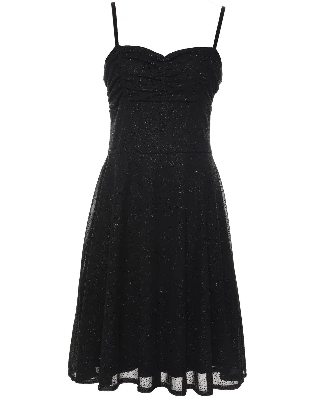 Overstock Black Evening Dress - S