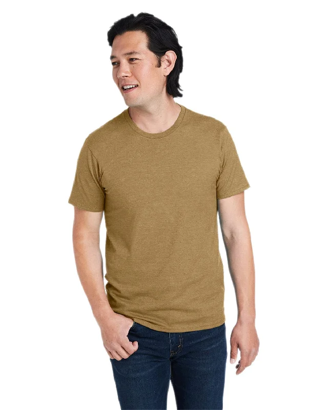 Best Seller Hanes Combed Cotton T-Shirt | Brown Sugar Hthr