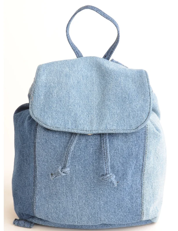 Doorbuster Deal Beyond Retro Label Denim Backpack