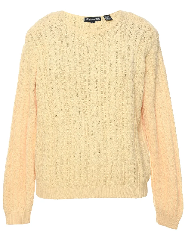 Cable Knit Jumper - S