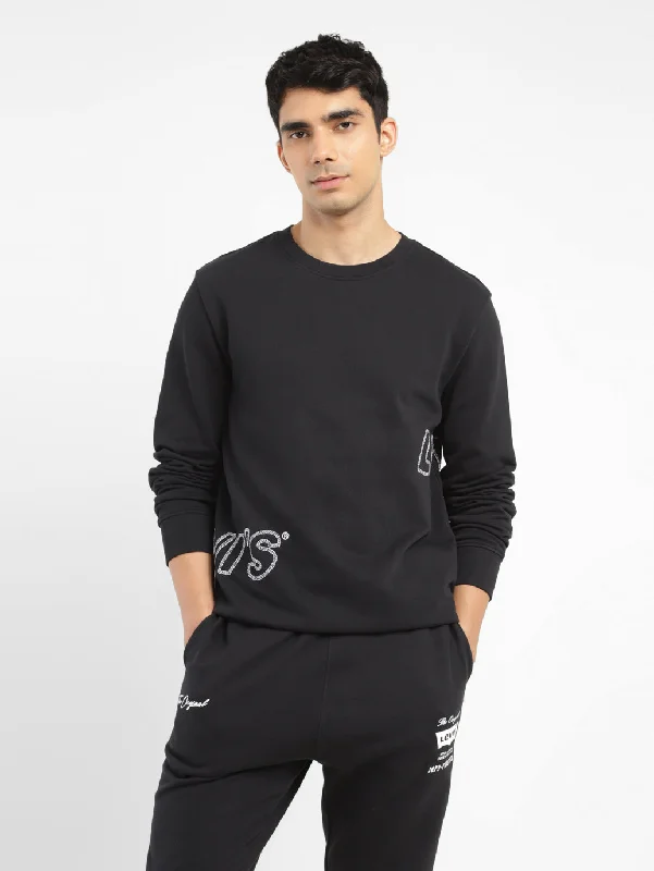Special Savings Men's Brand Logo Crew Neck Sweatshirt