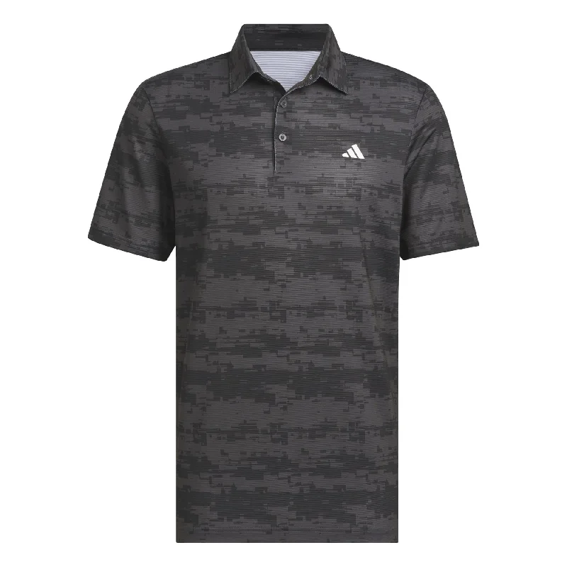 Ultimate365 HEAT.RDY Stripe Polo Carbon/Black - AW24