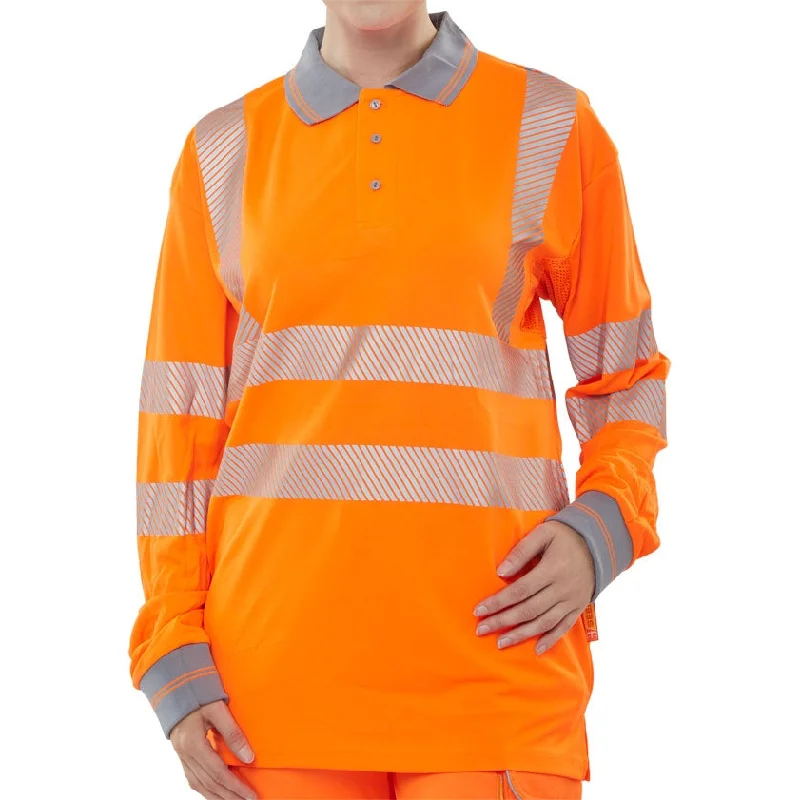 Savings Alert Beeswift Hiviz Executive Long Sleeve Polo