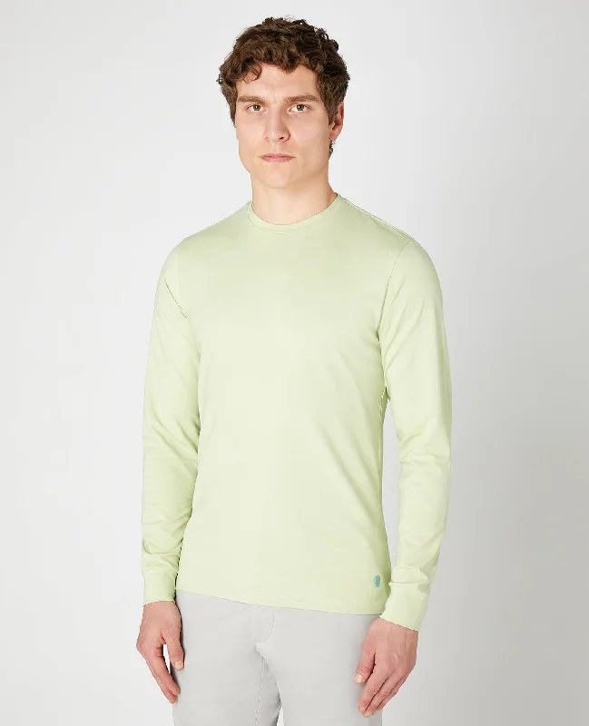 Don't Delay Tapered fit cotton-blend stretch long sleeve t-shirt