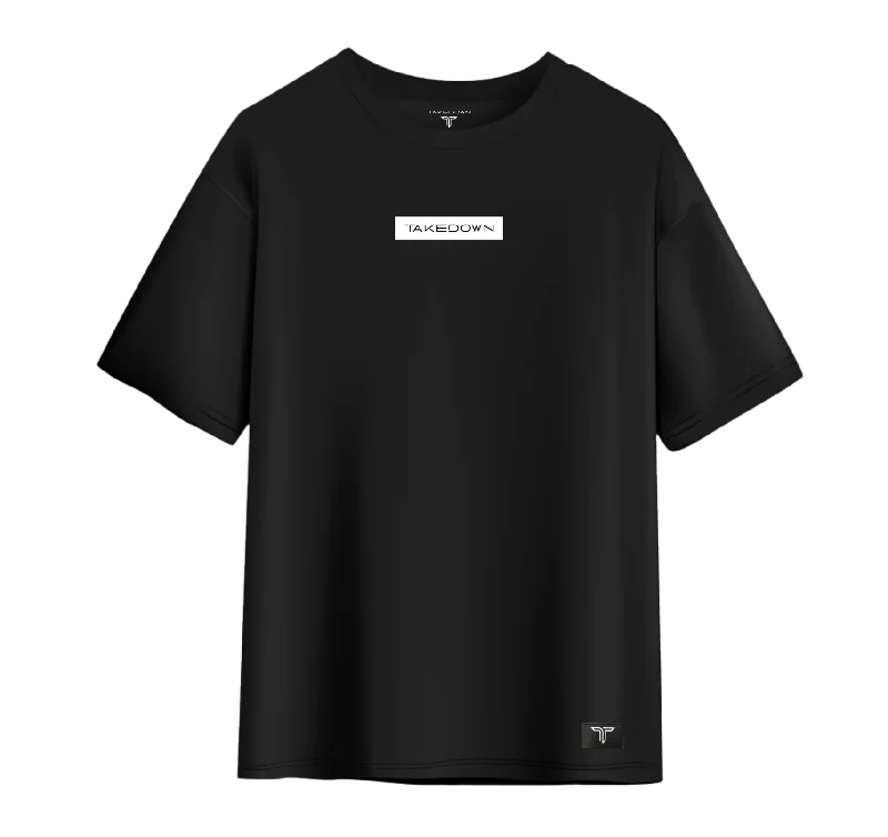 Weekend Offers That Please Small Box Logo Oversized T-Shirt - Black