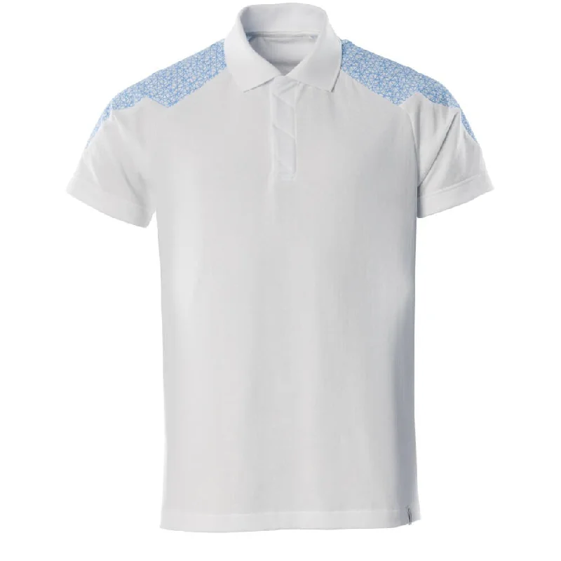 White/Azure Blue